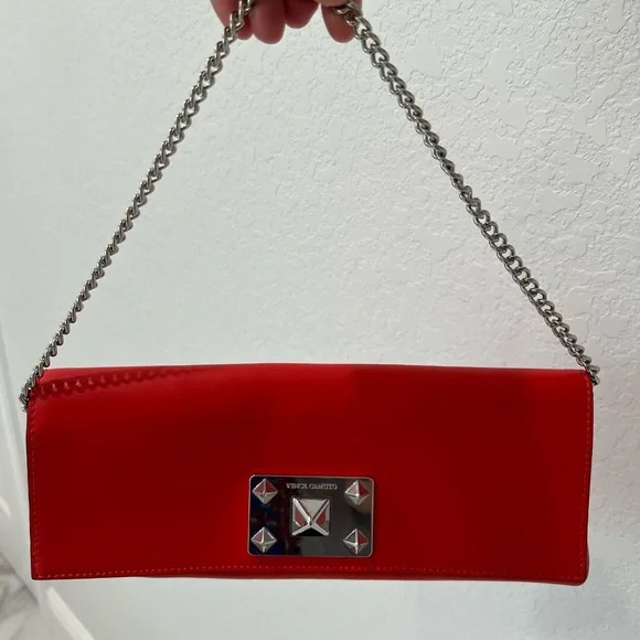 Vince Camuto Red Clutch - Picture 3 of 4